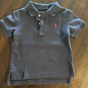 Ralph Lauren Kids Polo in Dark Blue with Red Logo